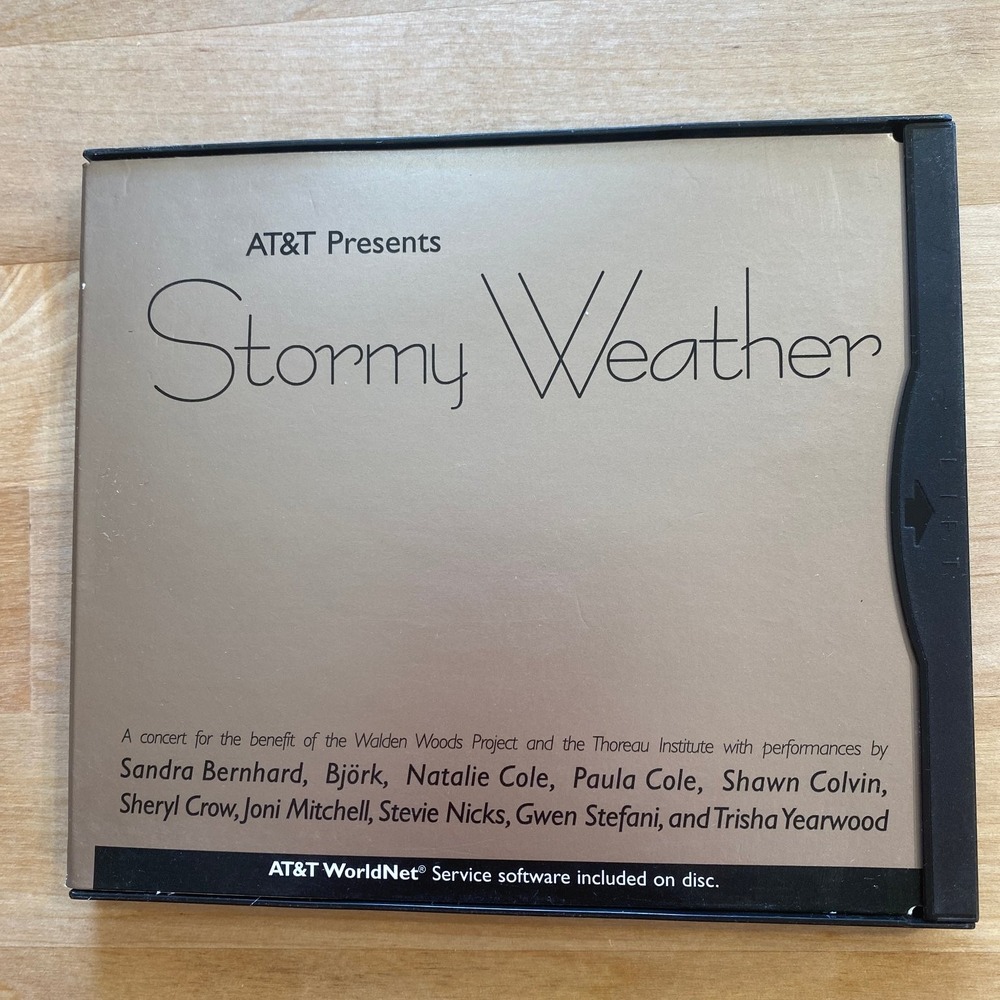 Various Artists Stormy‎ Weather CD 1998 AT&T Promo Walden Woods Project Jazz Pop